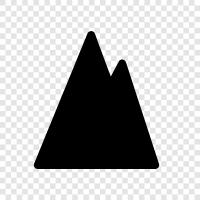 peak, summit, high, mount icon svg