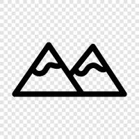 peak, high, elevation, summit icon svg