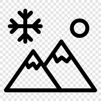 peak, summit, range, wilderness icon svg