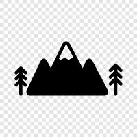 peak, summit, ridge, top icon svg