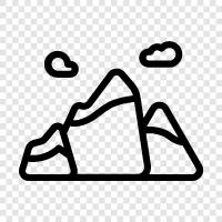 Peaks, Range, Summit, Top icon svg