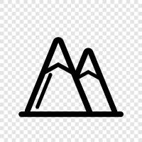 Peaks, Range, Summit, Summit County icon svg