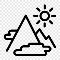 peaks, highlands, summit, summit climbing icon svg