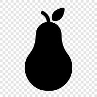 Pear Tree, Pears, Fruit, Fruits icon svg