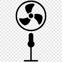 pedestal fan, desk fan, oscillating fan, personal fan icon svg