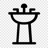 pedestal sink cost, pedestal sink dimensions, pedestal sink installation, Pedestal sink icon svg