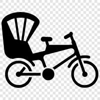 pedicab, rickshaw, pedicab sürücüsü, pedik ikon svg