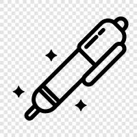 Pen, Writing Instrument, inks, cartridges icon svg