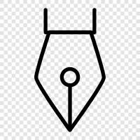 pen, ink, writing, pens icon svg