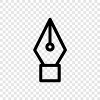 pen, drawing, illustration, vector icon svg