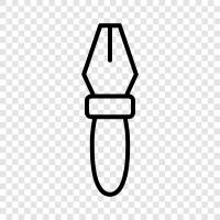 pen, writing instrument, ink, cartridge icon svg