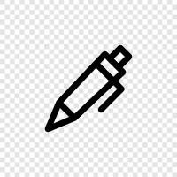 Pencil, Writing, Drawing, Art icon svg