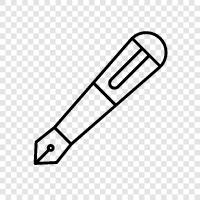 Pencil, Paper, Writing, Drawing icon svg