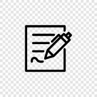 Pencil, Writing Instrument, Ink Pen, Paper icon svg