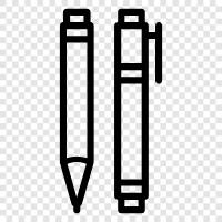 Pencil, Writing Instruments, Writing, Notes icon svg