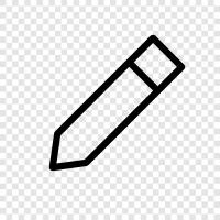 pencil sharpener, lead, lead pencil, graphite icon svg