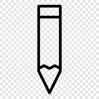 pencil sharpener, lead, paper, drawing icon svg