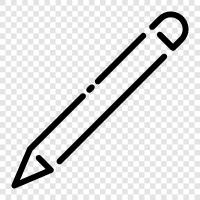 pencils, drawing, sketching, drawing materials icon svg