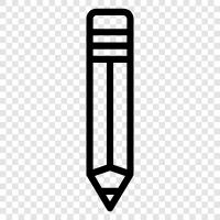 pencils, pencil sharpener, lead, lead pencil icon svg