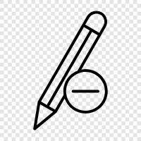 pencils, lead, writing instruments, school supplies icon svg