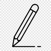 pencils, lead, graphite, drawing icon svg