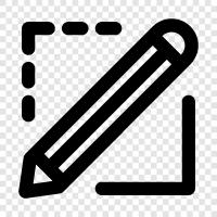 pencils, pencil sharpener, lead, graphite icon svg