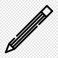 pencils, lead, lead pencil, school icon svg