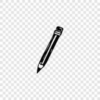 pencils, lead, graphite, drawing icon svg