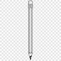 pencils, lead, graphite, school icon svg