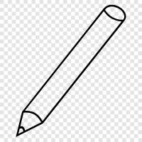 pencils, drawing, school, artist icon svg