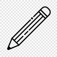 pencils, lead, lead pencils, drafting pencils icon svg