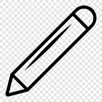 pencils, writing instruments, sketching, drawing icon svg