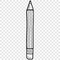 pencils, lead, graphite, lead pencil icon svg