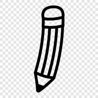 pencils, lead, graphite, sharpener icon svg