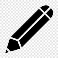 pencils, lead, lead pencil, writing icon svg