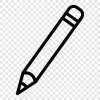 pencils, lead, graphite, drawing icon svg