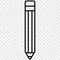 pencils, lead, graphite, school icon svg