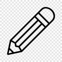 pencils, writing, drawing, sketching icon svg