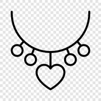 pendant, earrings, bracelets, anklets icon svg