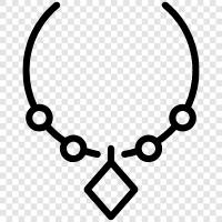 Anhänger, Ohrringe, Halskette Set, antike Halskette symbol