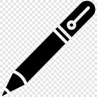 pens, ink, writing, writing instruments icon svg