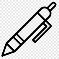 pens, writing instruments, writing, writing utensils icon svg