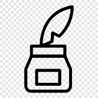 Pens, Paper, Writing, Art icon svg