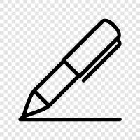 Pens, Pencils, Writing Instruments, Pen icon svg