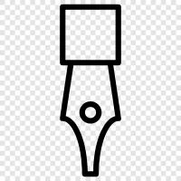 pens, writing, ink, ballpoint pen icon svg