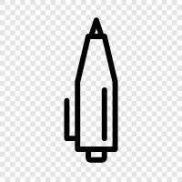 pens, writing instruments, ink, ballpoint icon svg