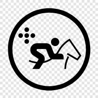 pentathlon, modern, sport, Olympic icon svg