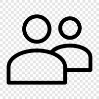 people, individuals, customers, consumers icon svg