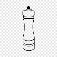 pepper grinder, pepper mill for spices, pepper grinder for spices, pepper mill icon svg