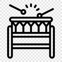 percussion, beats, instrument, music icon svg